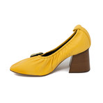 Block Heel // Yellow (Euro: 35)