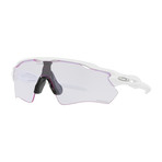 Radar EV Path Sunglasses // Polished White Frames + Prizm Low Light Lenses