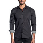 Long Sleeve Shirt // Checkered Black (XL)