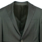 Doriani X Caruso // Wool 3 Roll 2 Button Sport Coat // Green (US: 46R)