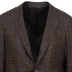Doriani X Caruso // Wool Blend 3 Roll 2 Button Sport Coat // Brown (US: 46R)
