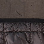 Silk Blend 3 Roll 2 Button Sport Coat // Brown (US: 50R)