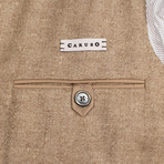 Silk Cashmere 3 Roll 2 Button Sport Coat // Beige (US: 46R)