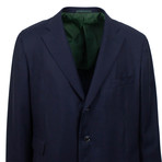 3 Roll 2 Button Wool Sport Coat V1 // Blue (US: 46R)