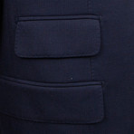 3 Roll 2 Button Wool Sport Coat V1 // Blue (US: 46R)