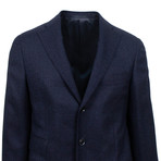 3 Roll 2 Button Wool Sport Coat V2 // Blue (US: 46R)