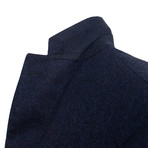 3 Roll 2 Button Wool Sport Coat V2 // Blue (US: 46R)