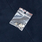 Velour 3 Roll 2 Button Cotton Sport Coat // Blue (US: 56R)