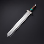 Turquoise Viking Short Sword Dagger