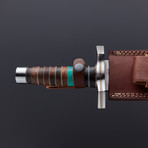 Turquoise Viking Short Sword Dagger