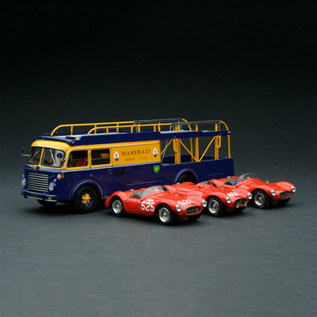 Bartoletti Transporter 642 Gift Set // Maserati A6 GCS (3); Limited Edition of 72 pieces