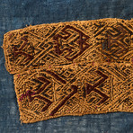 Proto-Nazca Pre-Columbian Textile with Avian Motif // Peru // 100BCE - 200 CE