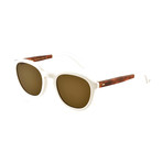 Ariadne Sunglasses // Sovas White + Dark Tortoise + Burnt Umber