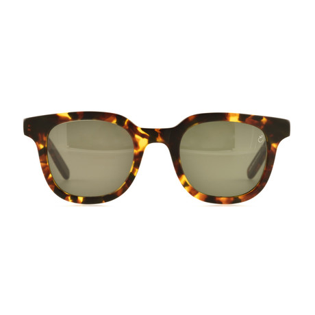 Wicker Sunglasses // Dark Tortoise + Olive