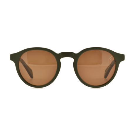 Cecilie Sunglasses // Olive Green + Burnt Barley