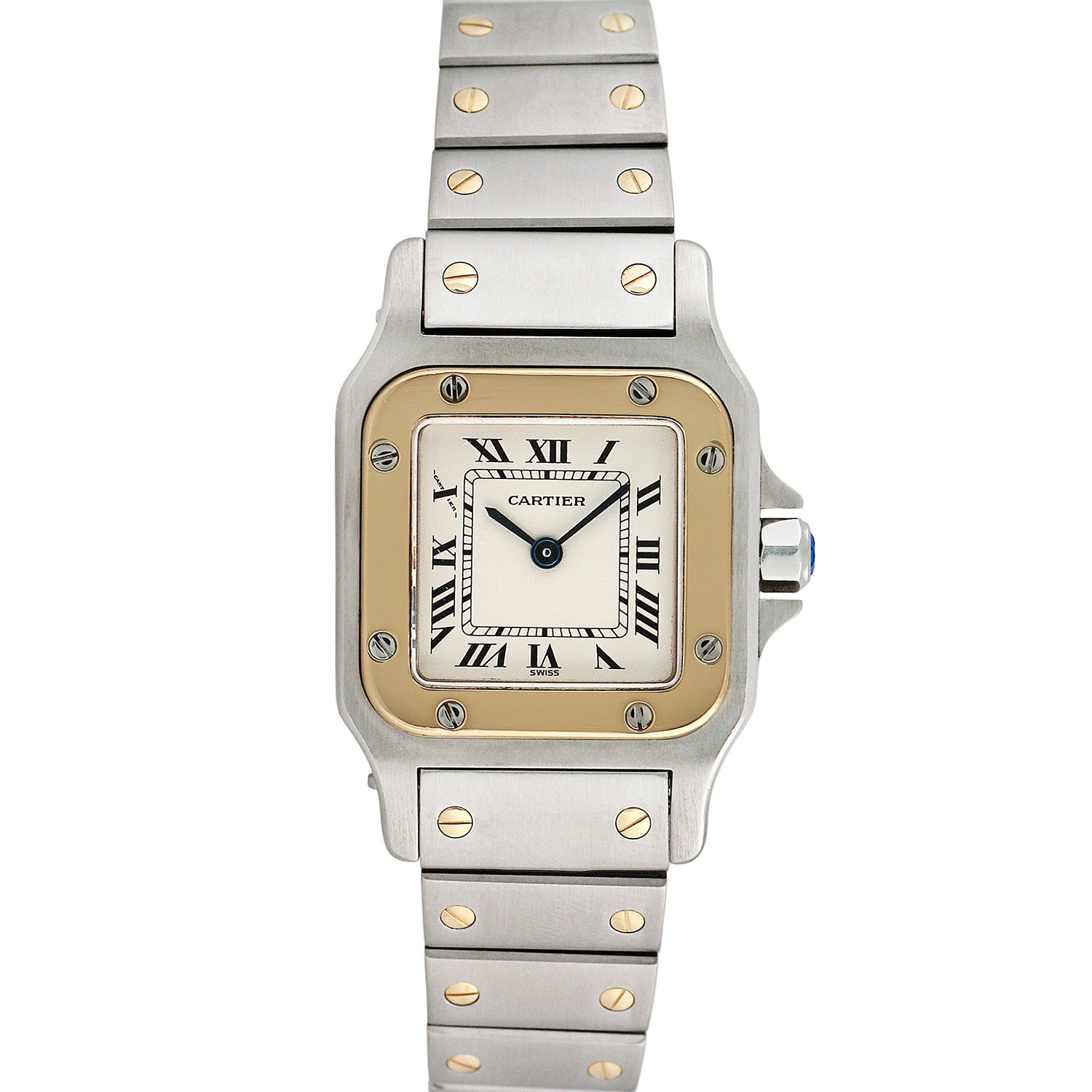 Cartier Santos Galbee Quartz // Pre-Owned - Elegant Ladies Timepieces ...
