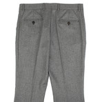 Brunello Cucinelli // Wool Herringbone Dress Pants // Gray (50)