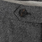Brunello Cucinelli // Wool Houndstooth Dress Pants // Gray + Black (44)