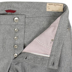 Brunello Cucinelli // Wool Five Pocket Jeans Pants // Light Gray (46)