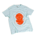 Cloud Diver T-Shirt // Teal + Orange (L)