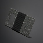 Spine Wallet // Damascus Steel