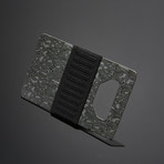 Spine Wallet // Damascus Steel