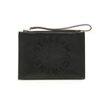 Stella McCartney // Logo Clutch Handbag // Black