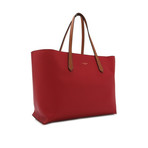 Givenchy // Leather GV Medium Shopper Handbag // Red