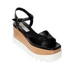 Stella McCartney // Platform Elyse Sandal Shoes // Black (US: 6)