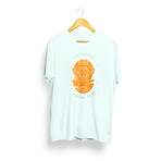 Cloud Diver T-Shirt // Teal + Orange (M)