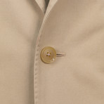 Cotton 3 Roll 2 Button Sport Coat V1 // Tan (US: 48R)