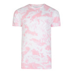 Bomad Cloud Dyed Crew Neck Tee // Washed Pink (L)