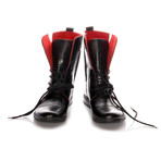 Masatti Cap Toe Boot // Black + Red II (US: 7)