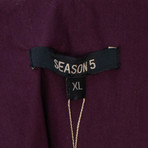 Yeezy // Season 5 Short Puffer Coat // Oxblood (L)