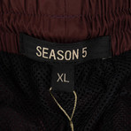 Yeezy // Season 5 Track Pants // Oxblood (XS)