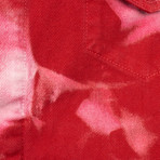 424 // Armes Trucker Tie Dye Jacket // Red (XS)