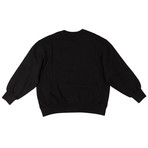 Yeezy // Season 5 Embroidered Rib Side Crew Neck Sweater // Black (XS)