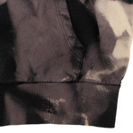 Armes X 424 // Dye Cotton Pullover Hoodie Sweatshirt // Black (M)