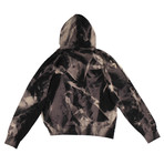 Armes X 424 // Dye Cotton Pullover Hoodie Sweatshirt // Black (XS)