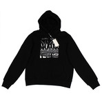 424 // Cotton Pullover Hoodie Sweatshirt // Black (L)