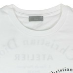 Christian Dior // Atelier Short Sleeve T-Shirt // White (XS)