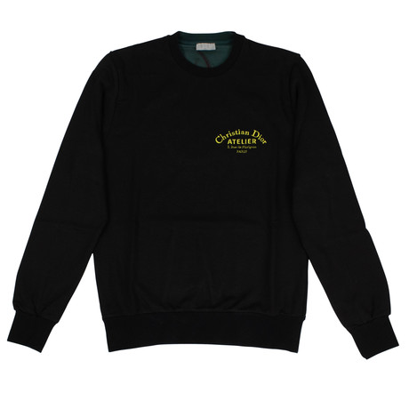 Christian Dior // Atelier Crew Pullover Sweater // Black (XS)