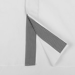 Christian Dior // Cotton Polo Collar Dress Shirt // White (US: 16R)