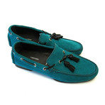Men's Suede Loafers // Turquoise (US: 8)