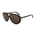 Men's Marley Sunglasses // Dark Havana + Brown Gradient