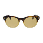 Men's Fisher Sunglasses // Blonde Havana + Yellow