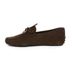 Tied Suede Loafer // Brown (US: 8)