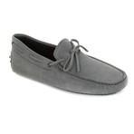 Tied Suede Loafer // Gray (UK: 8)