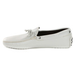 Tied Leather Loafer // White (US: 8)