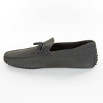 Tied Suede Loafer // Olive Gray (US: 12)
